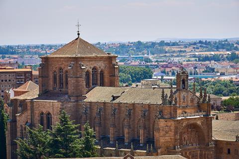 A historical building in Salamanca, Spain