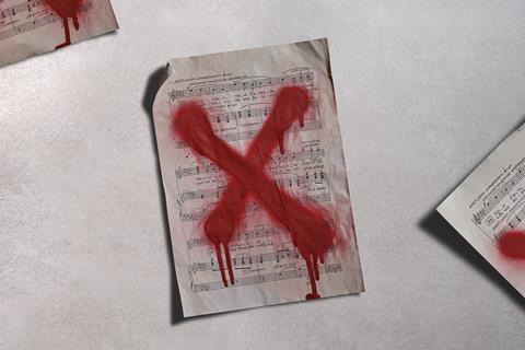 A poster for Tosca