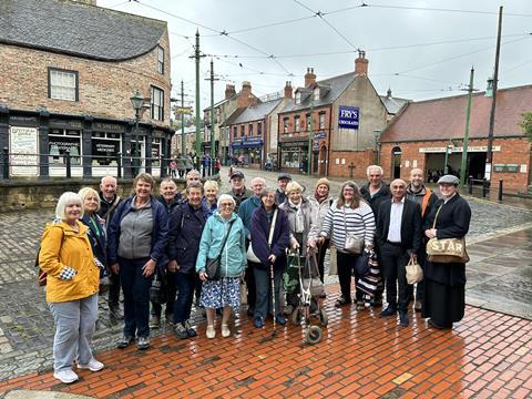 Readers at Beamish Museum, July 2024