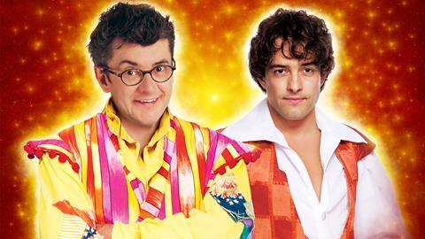 Joe Pasquale & Lee Mead in Aladdin