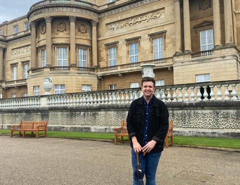 Harry at Buckingham Palace