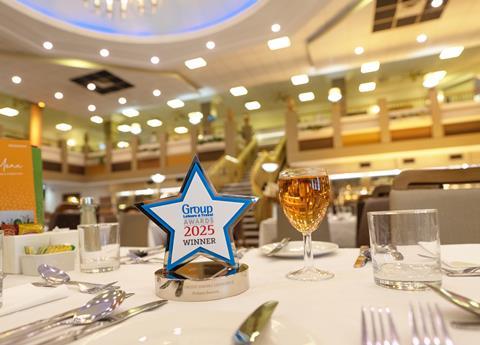 GLT Awards 2025: trophy in the restaurant at Hopton-on-Sea
