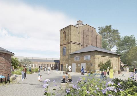 Artist's impression of the exterior of the new Quentin Blake Centre for Illustration.