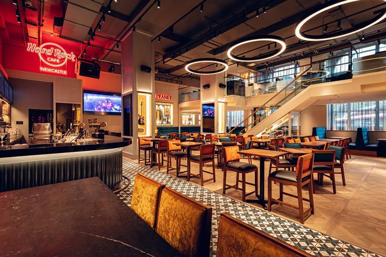 Pictures see inside the first Hard Rock Cafe to open in